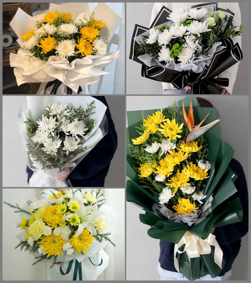 广东韶关市南雄市雄州街道幸福社区白事花束代送